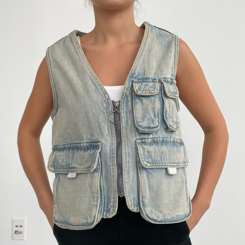Denim vest